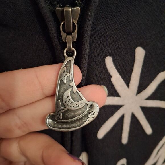 Disney Parks Black Hoodie Jacket WDW - Picture 4 of 10